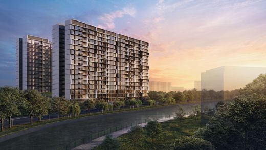 Lucerne Grand towers at dusk, artist&rsquo;s impression
