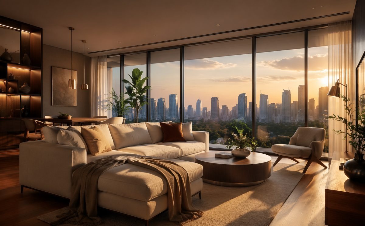 Well-staged Singapore home interior prepared for sale