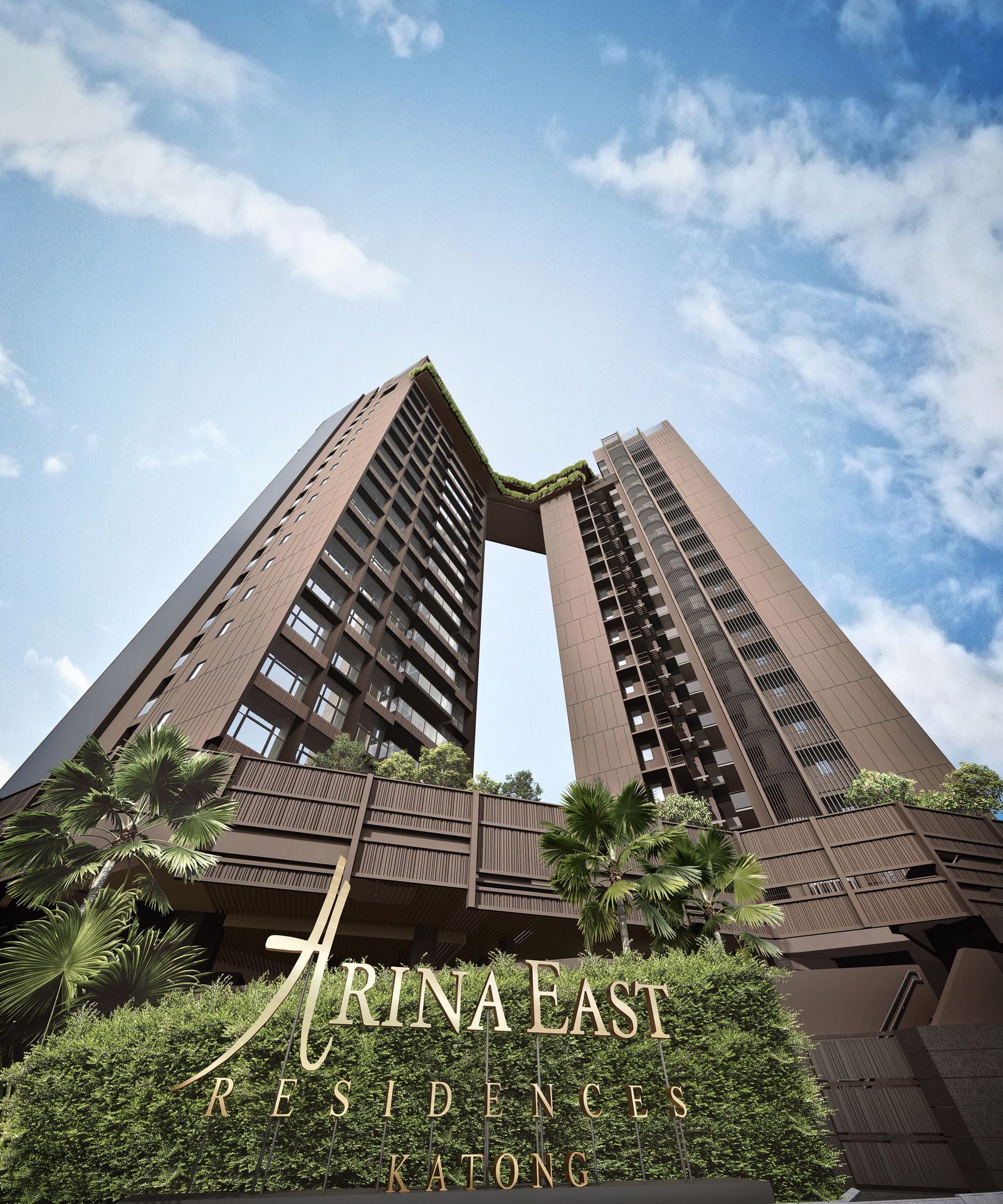 Arina East Residences — developer render of Arina East Residences, 2 of 5. Artist's impression.