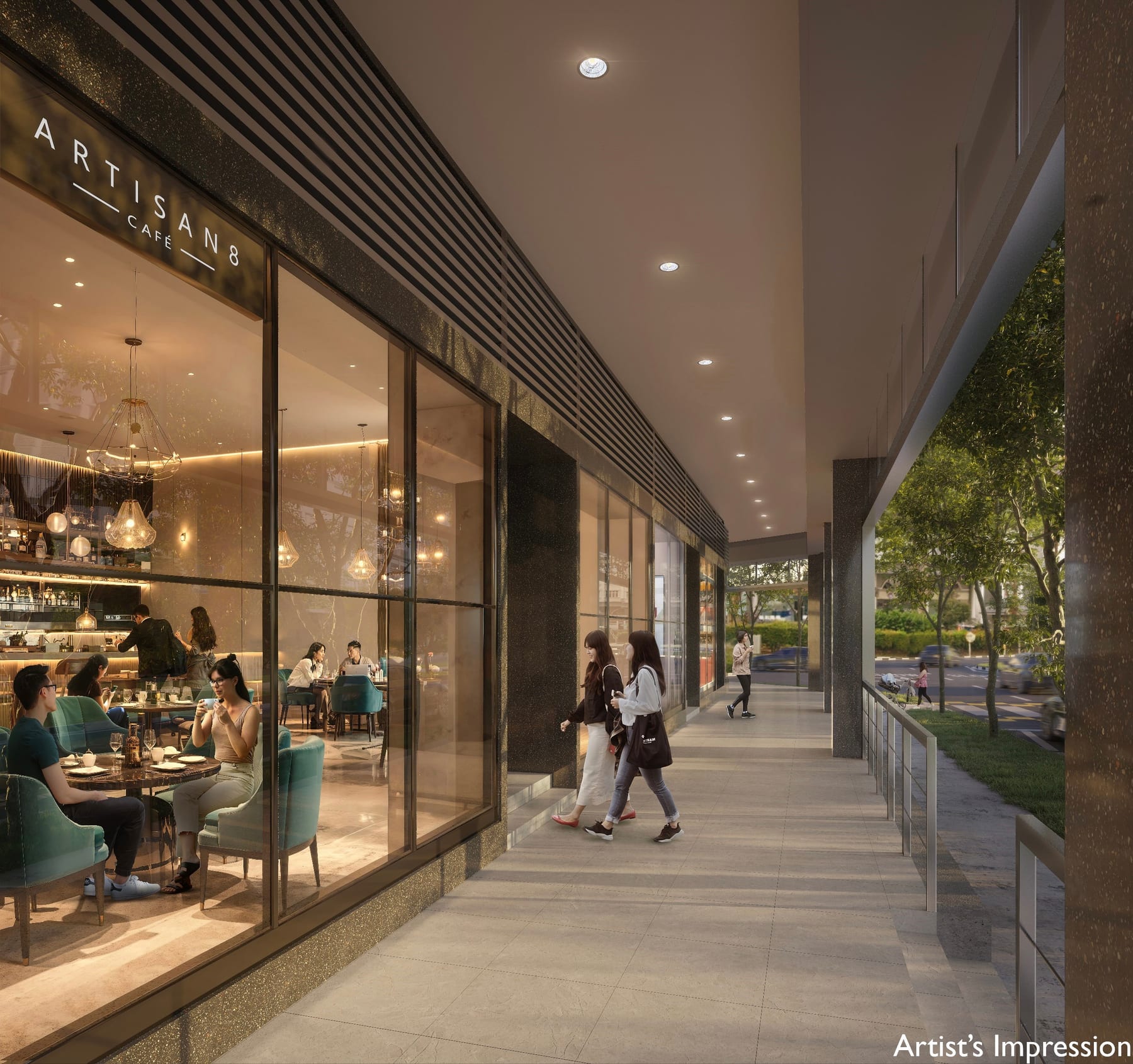Artisan 8 — developer render of Artisan 8, 2 of 4. Artist's impression.