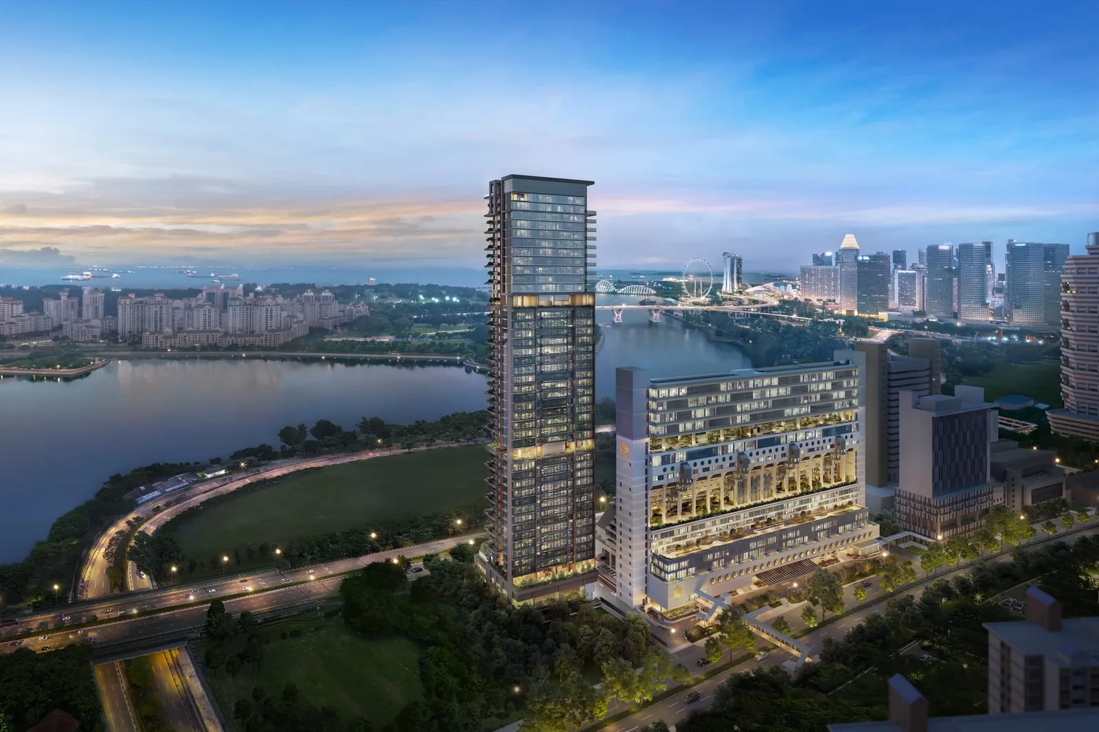 Aurea — developer render of Aurea. Artist's impression.