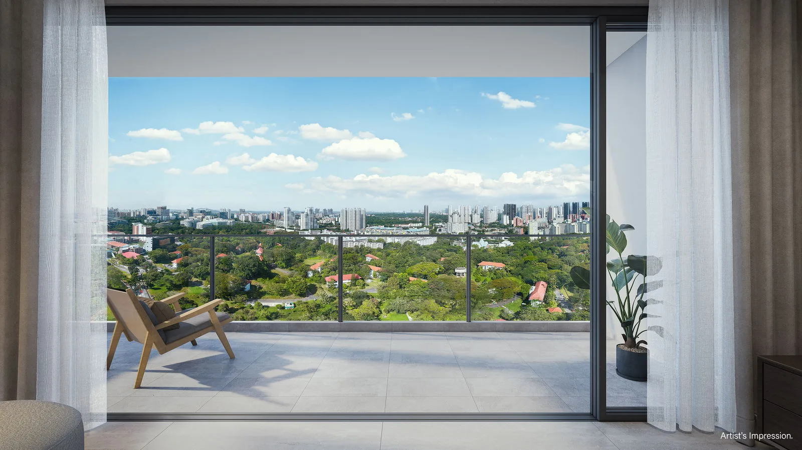 Bloomsbury Residences — developer render of Bloomsbury Residences. Artist's impression.