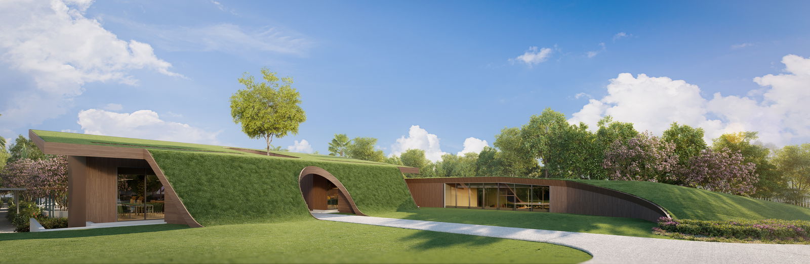 Canberra Crescent Residences — entrance to the club. Artist's impression.