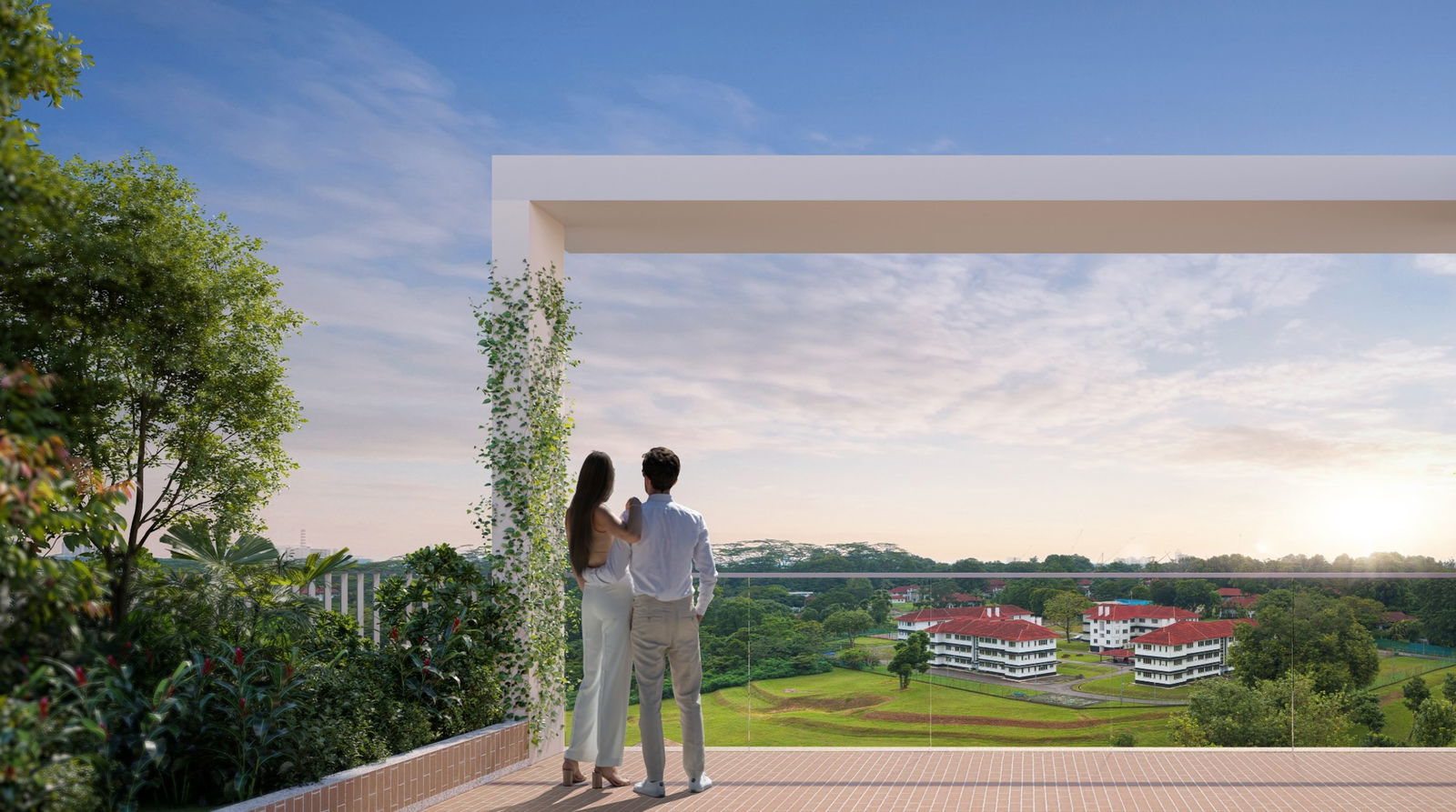 Canberra Crescent Residences — block lookout point. Artist's impression.