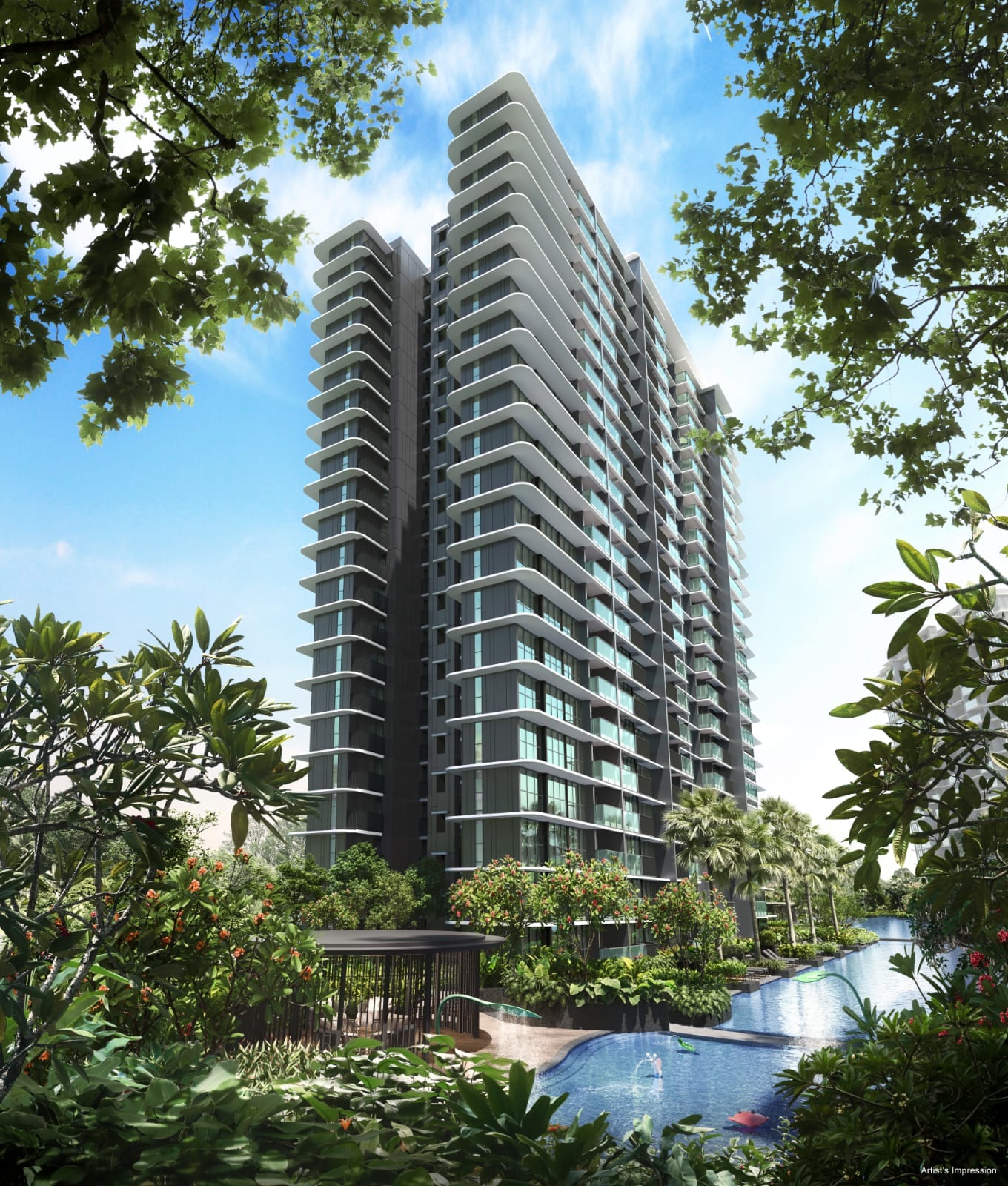 Chuan Park — developer render of Chuan Park, 1 of 5. Artist's impression.