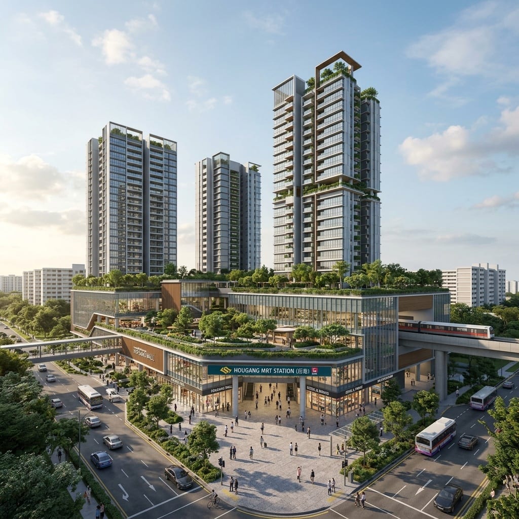 Hougang Central Condo, a current Singapore project by the same developer