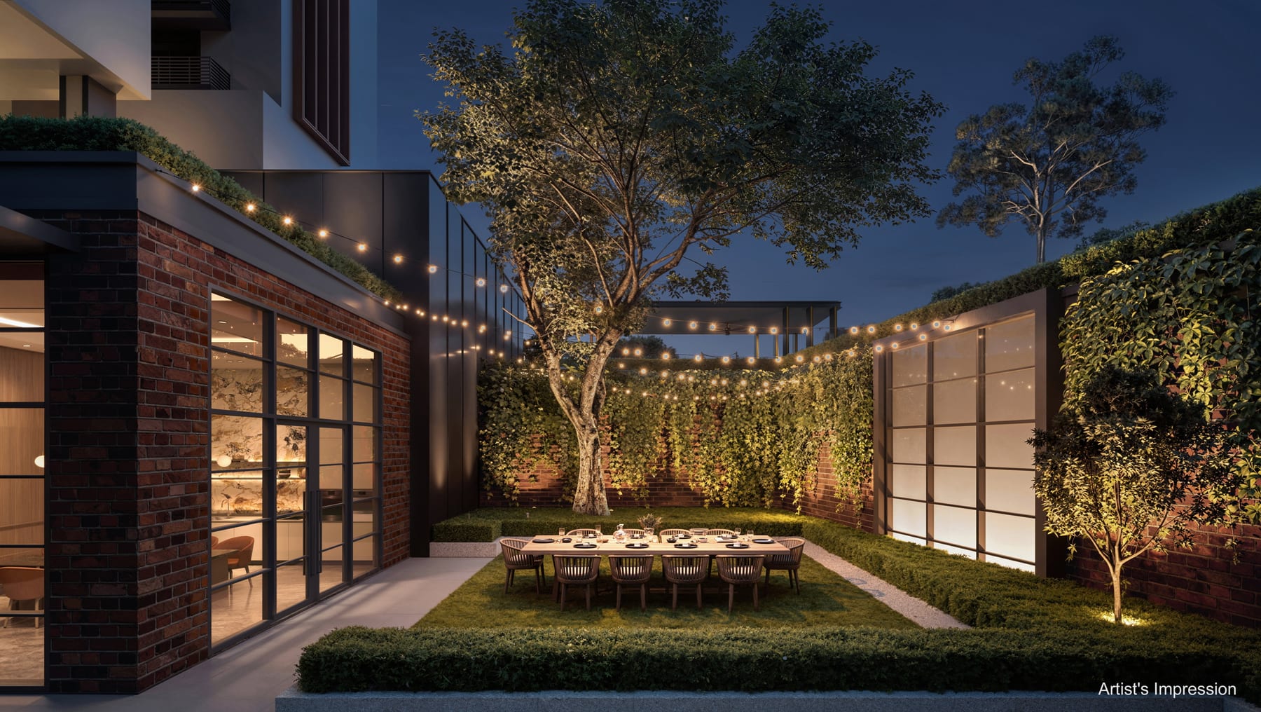 Hudson Place Residences — developer render of Hudson Place Residences, 2 of 4. Artist's impression.