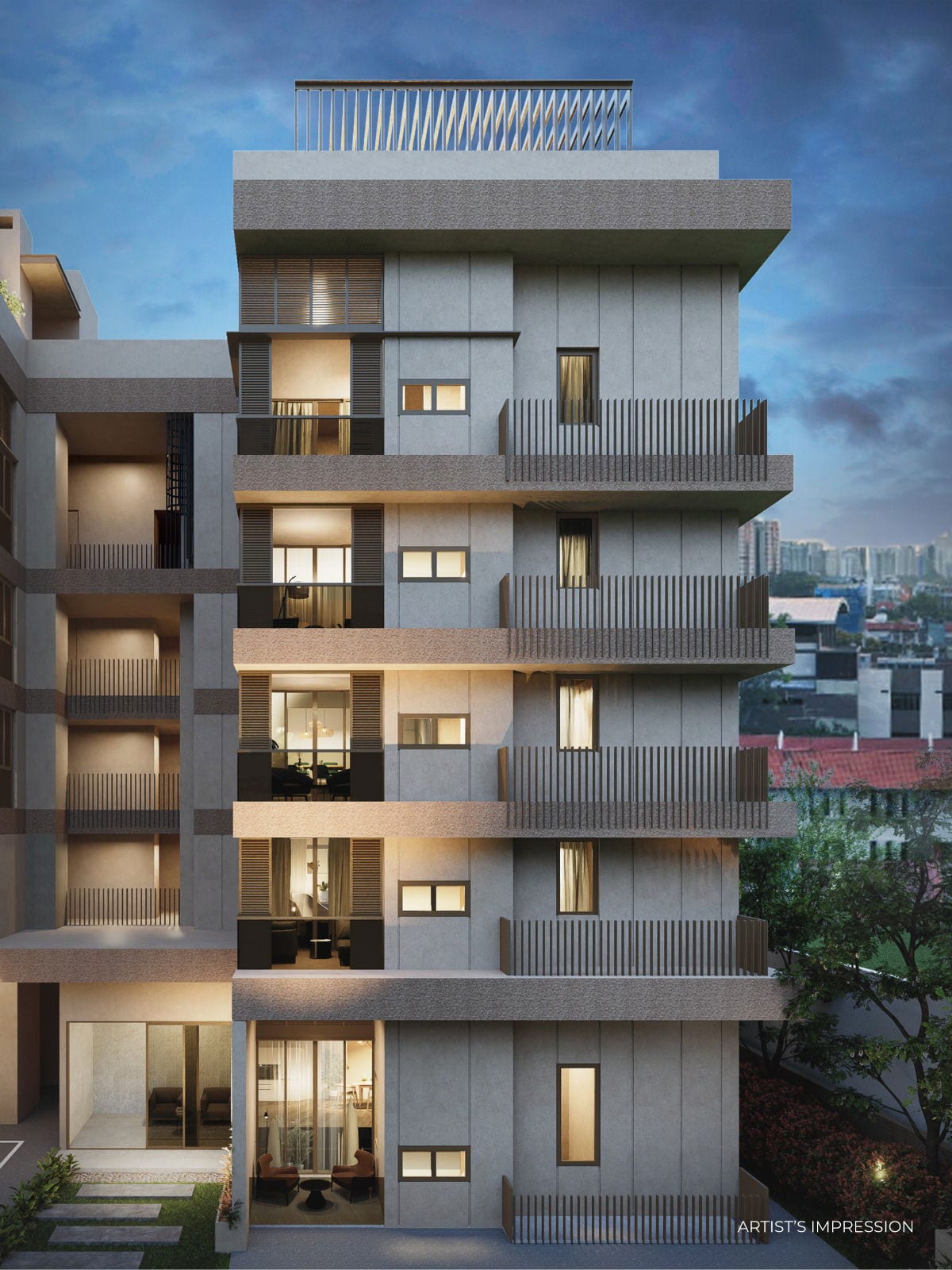 Jansen House — developer render of Jansen House, 2 of 5. Artist's impression.