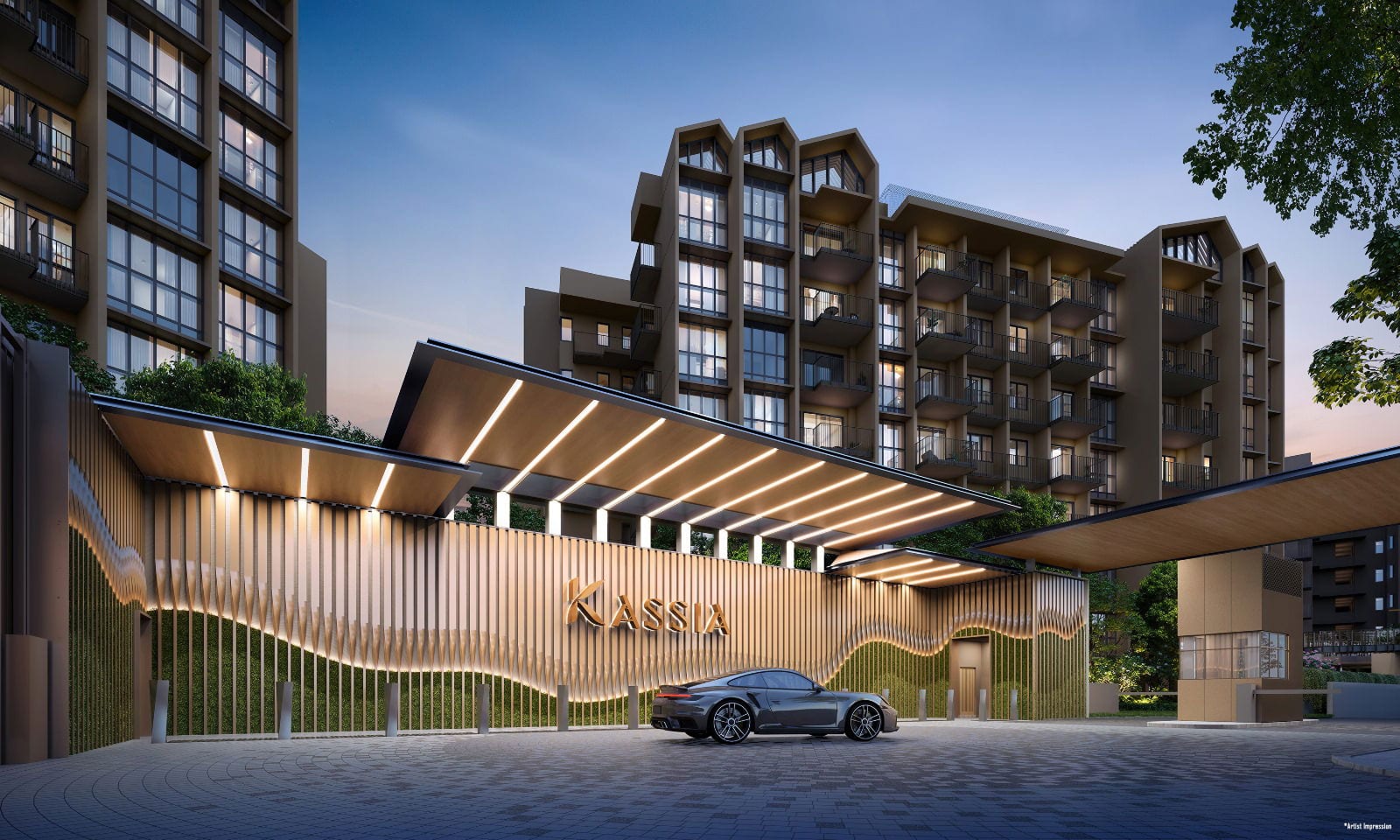 Kassia — developer render of Kassia, 4 of 5. Artist's impression.