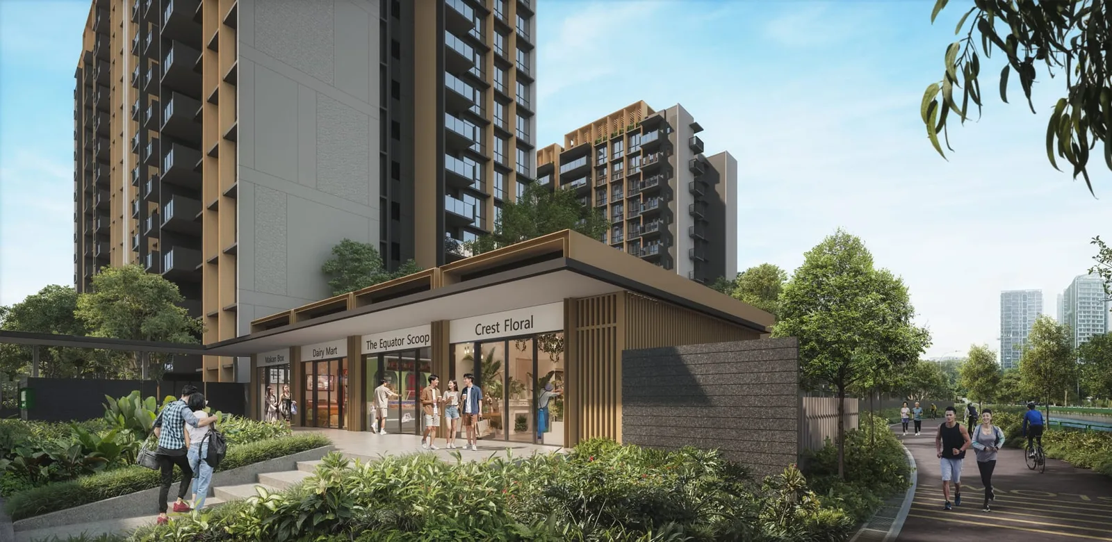 Narra Residences — developer render of Narra Residences. Artist's impression.