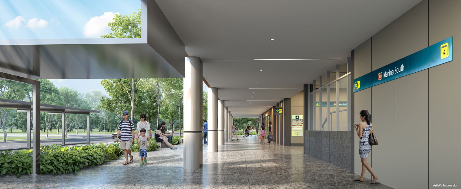 One Marina Gardens — developer render of One Marina Gardens, 2 of 4. Artist's impression.