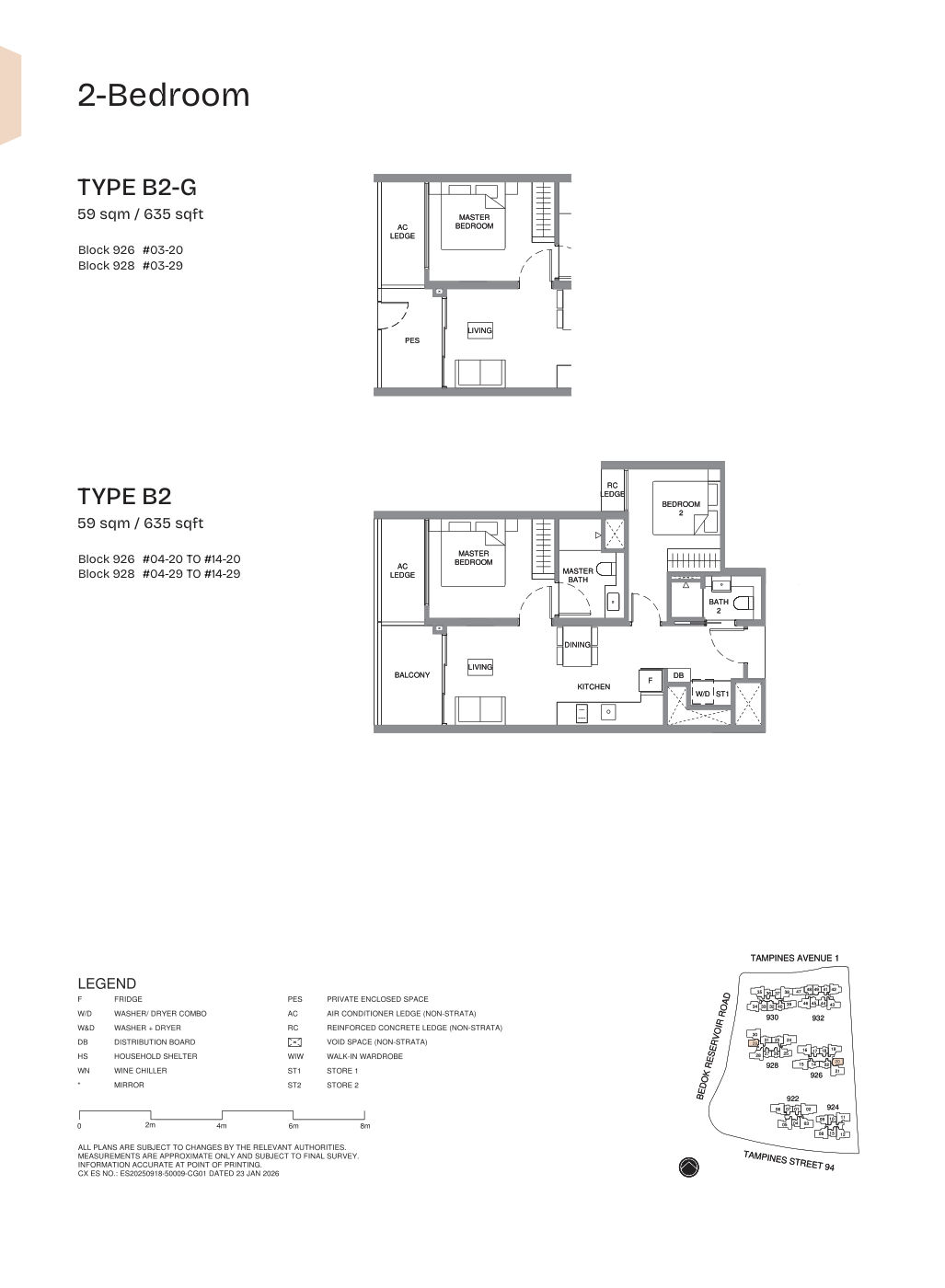 Pinery Residences floor plan, page 2 of 17