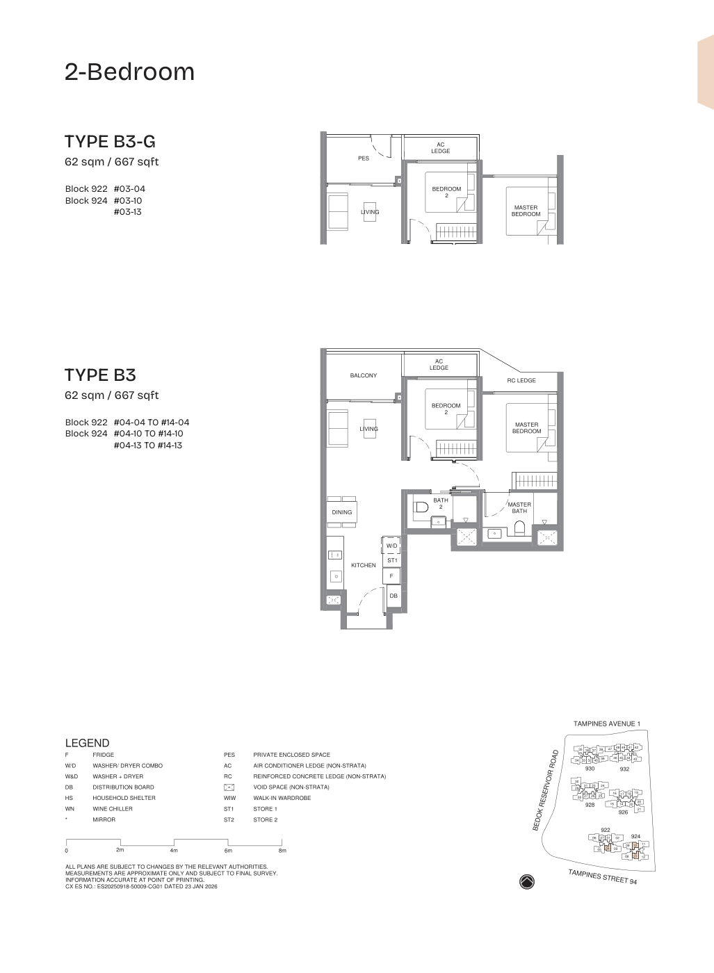 Pinery Residences floor plan, page 3 of 17