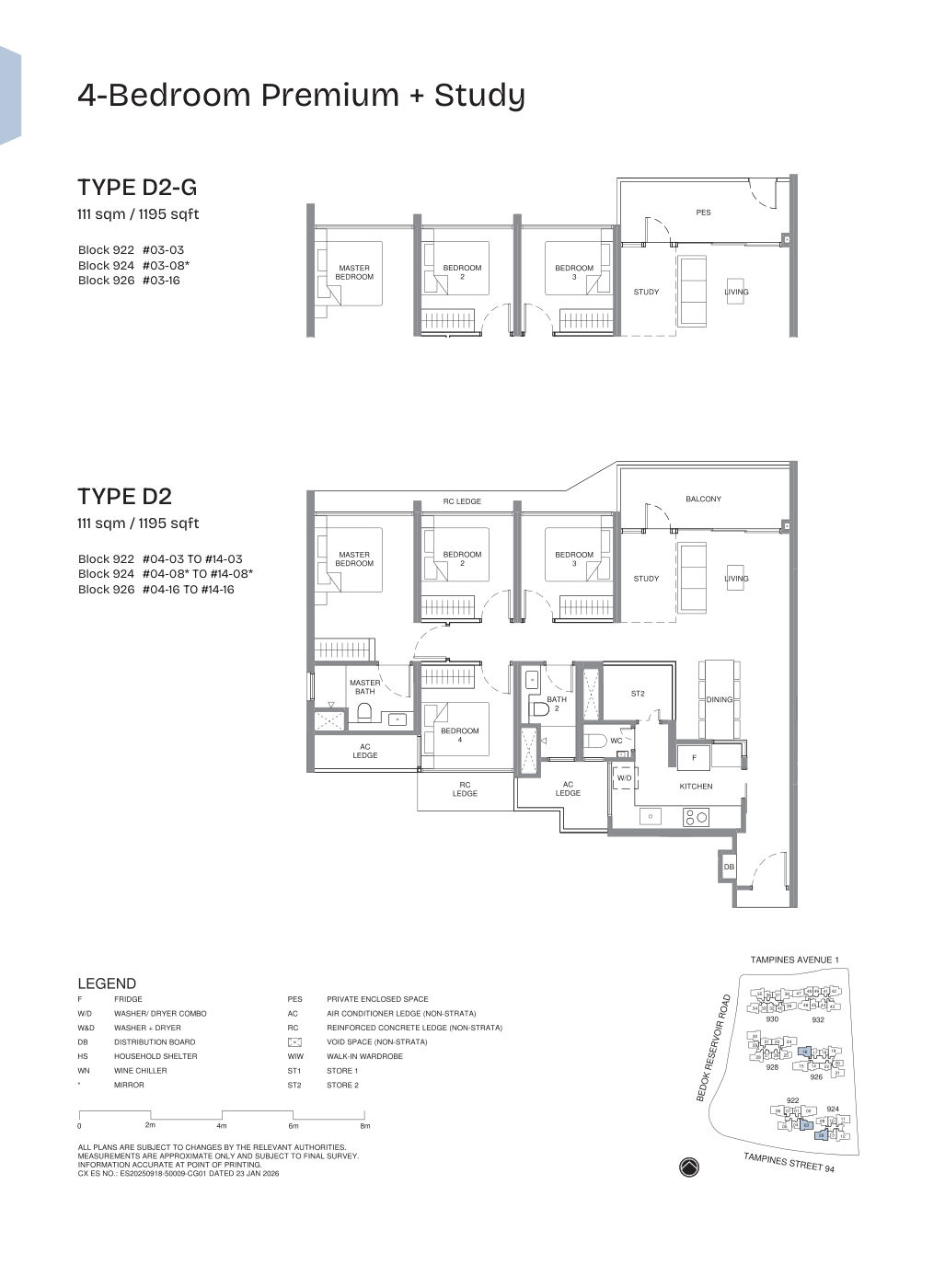 Pinery Residences floor plan, page 13 of 17