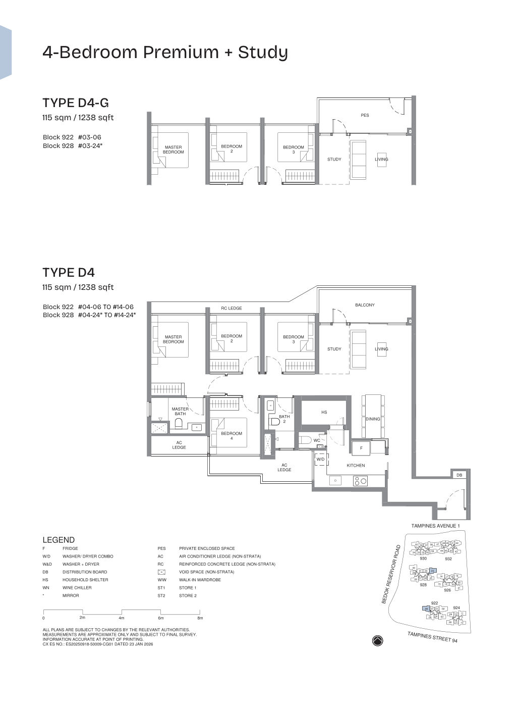Pinery Residences floor plan, page 15 of 17