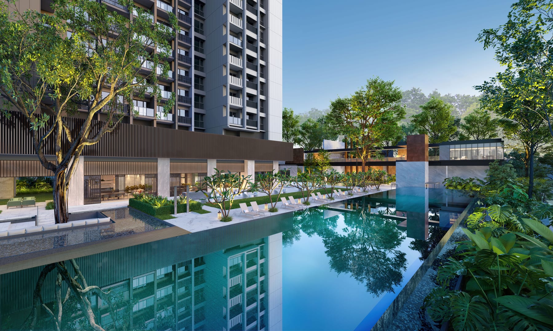 Promenade Peak — developer render of Promenade Peak, 1 of 4. Artist's impression.