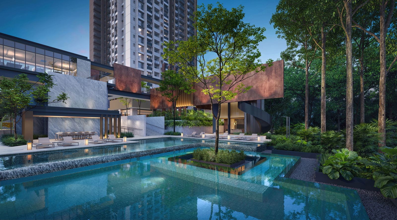 Promenade Peak — developer render of Promenade Peak, 2 of 4. Artist's impression.