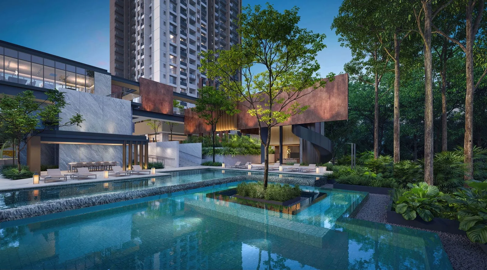 Promenade Peak — developer render of Promenade Peak. Artist's impression.