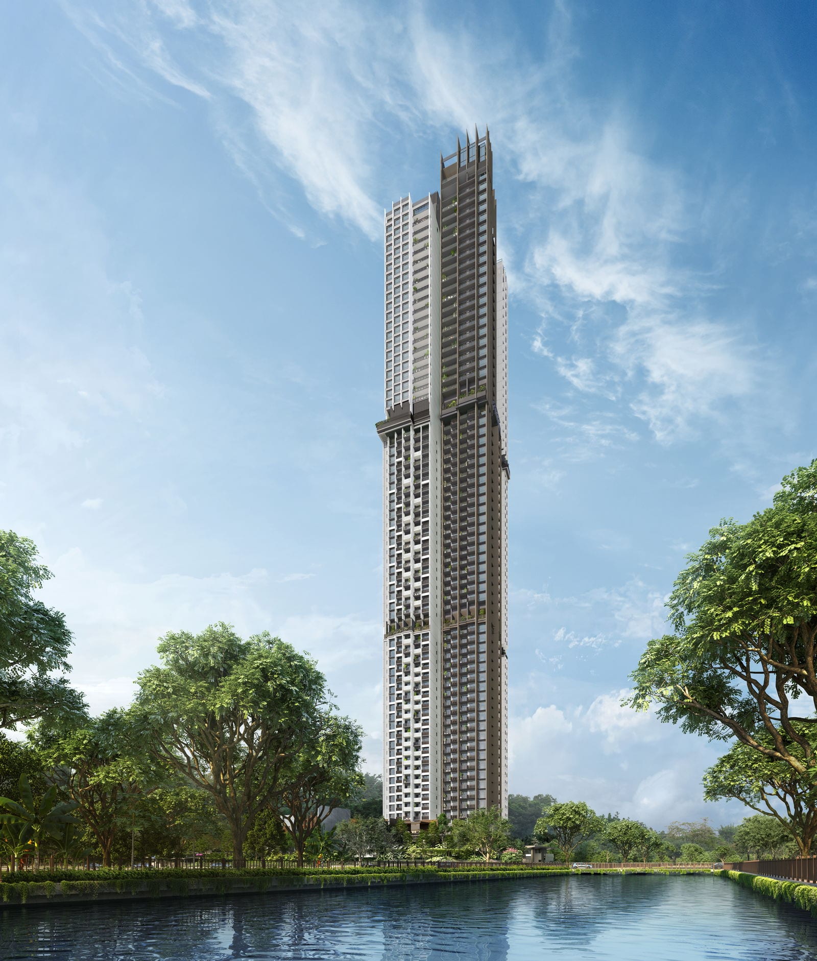 Promenade Peak — day. Artist's impression.