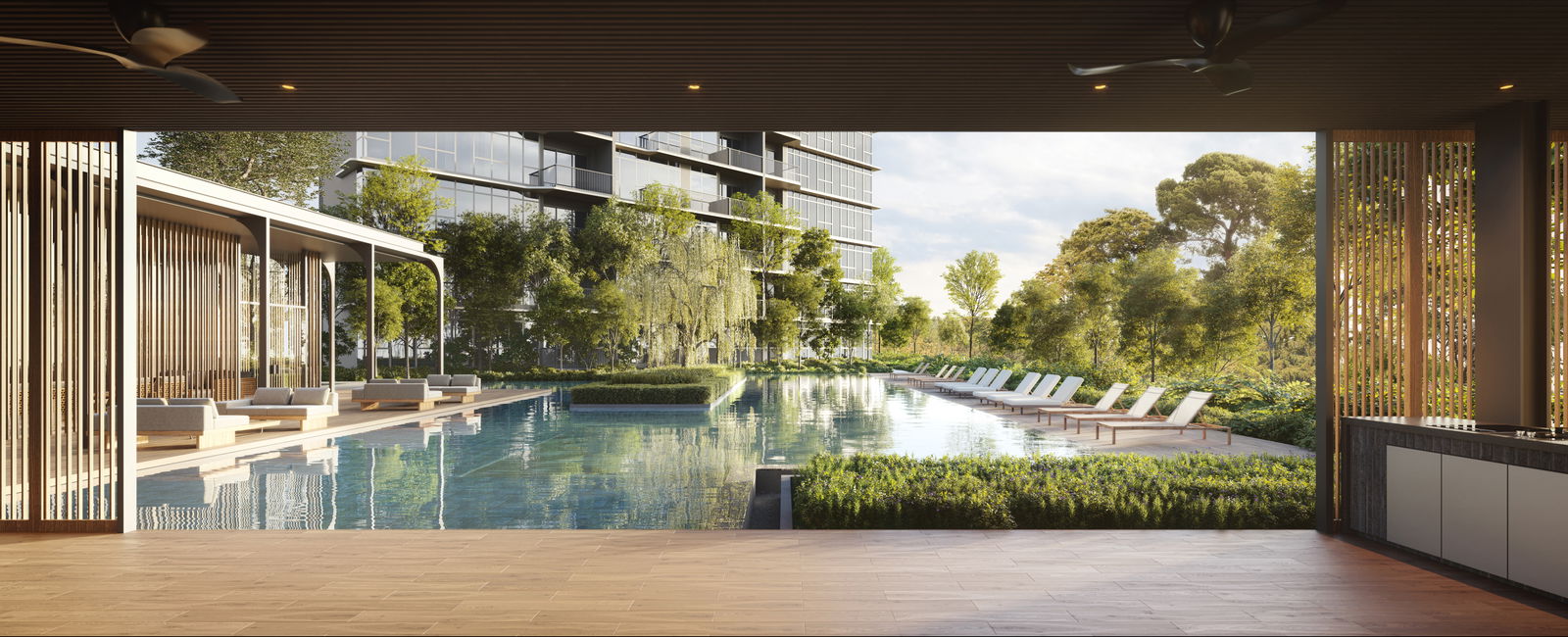 Sora — oasis function room. Artist's impression.