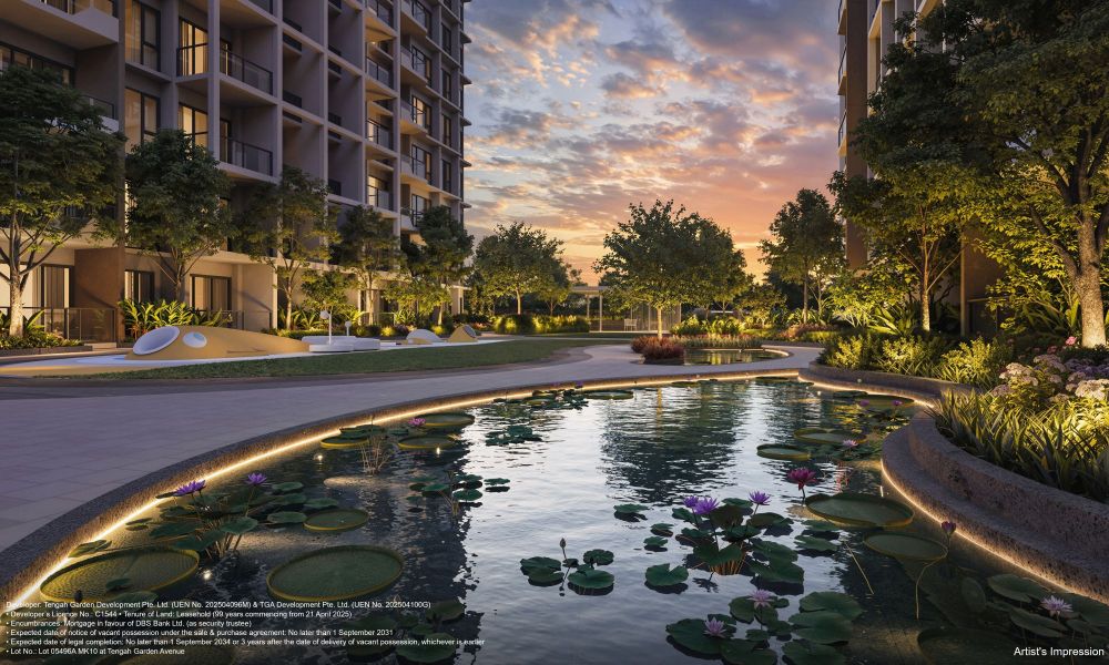 Tengah Garden Residences — developer render of Tengah Garden Residences, 4 of 4. Artist's impression.