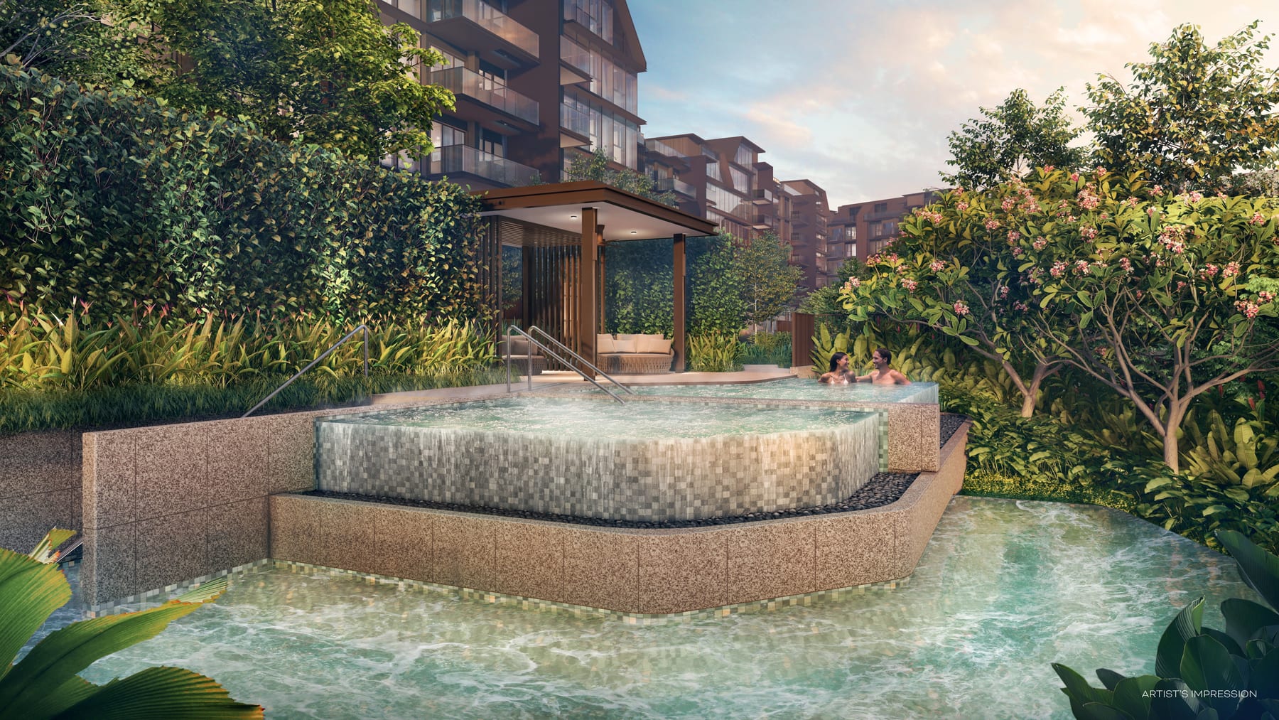 Terra Hill — jacuzzi hot tub. Artist's impression.