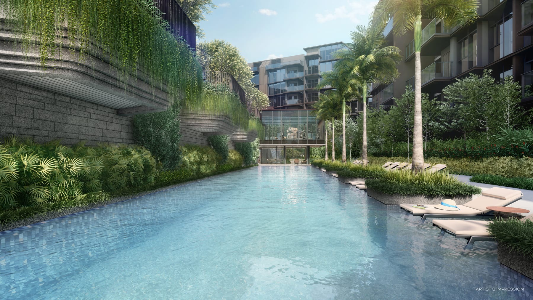 Terra Hill — lap pool. Artist's impression.