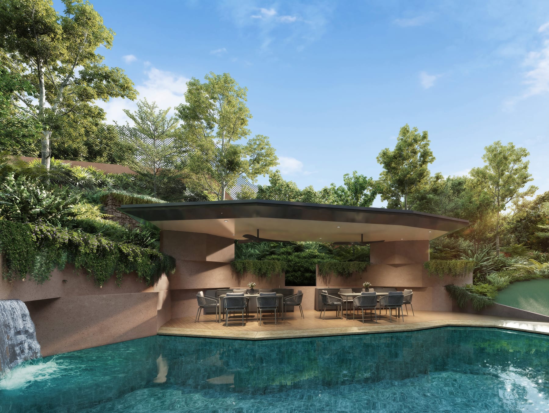 The Hillshore — play pool. Artist's impression.