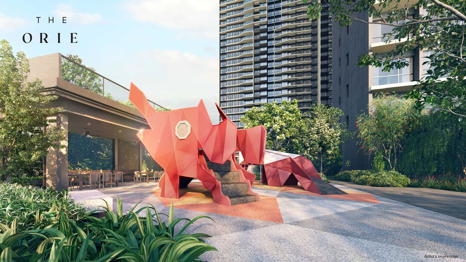 The Orie — playground. Artist's impression.