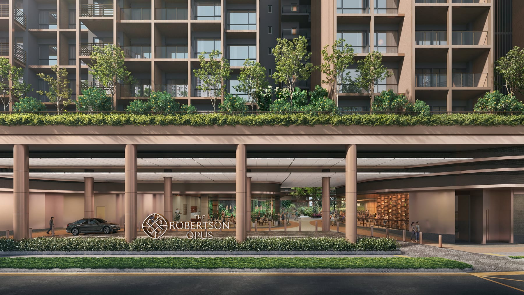 The Robertson Opus — grand arrival. Artist's impression.