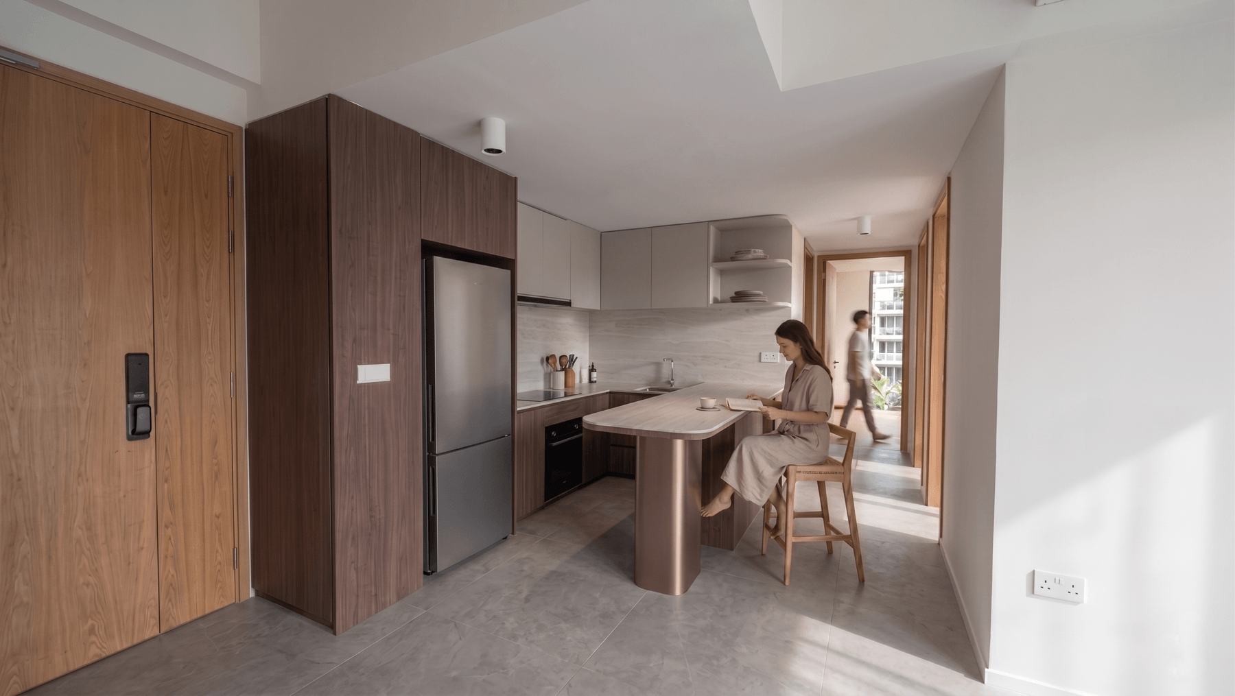 The Shorefront — living room. Artist's impression.