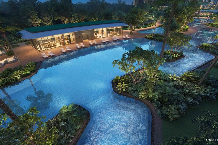 Thomson Reserve Canopy Lap Pool (50m) and Hammock Cove, artist's impression
