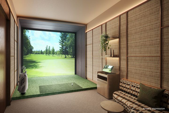 Thomson Reserve Golf Simulator, artist's impression
