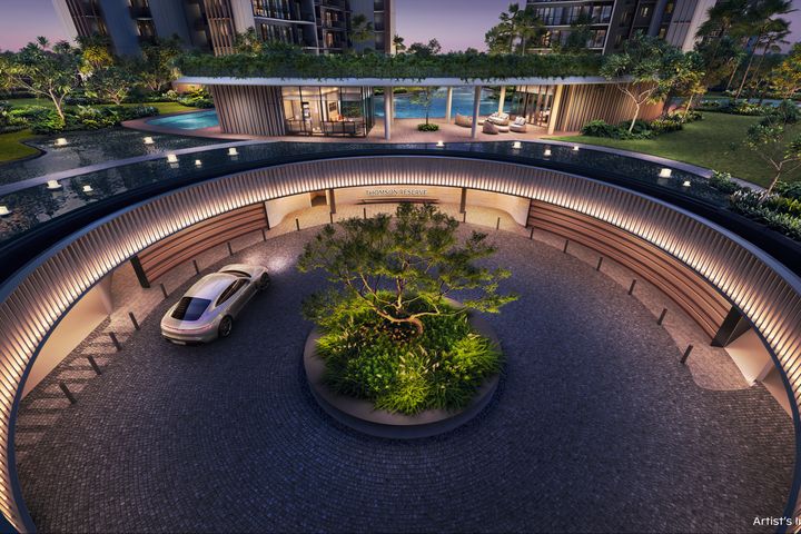 Thomson Reserve Grand Arrival, artist's impression
