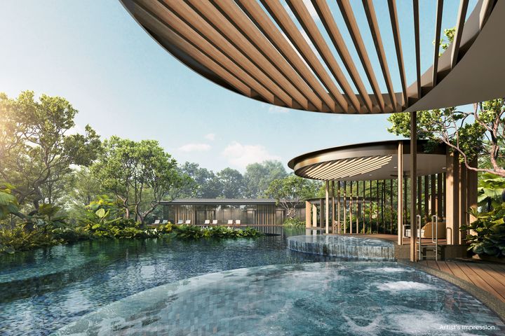 Thomson Reserve Hydro Spa Pool and Wellness Pods, artist's impression