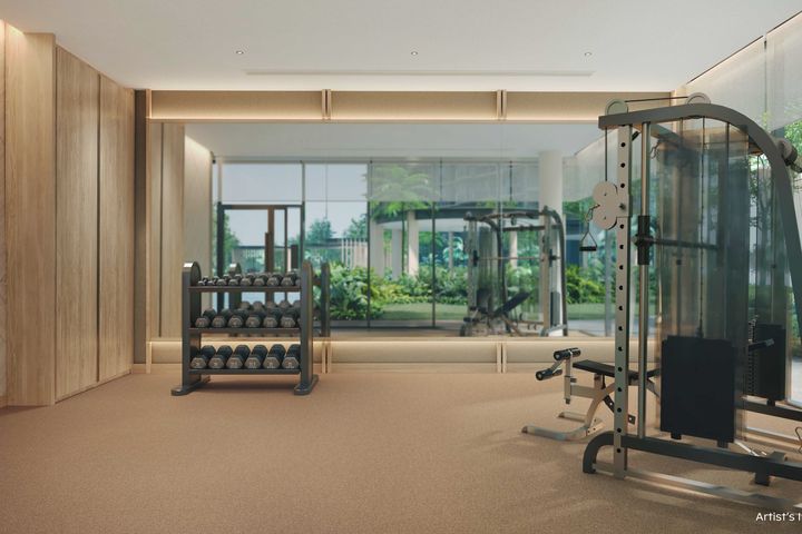 Thomson Reserve Private Gym, artist's impression