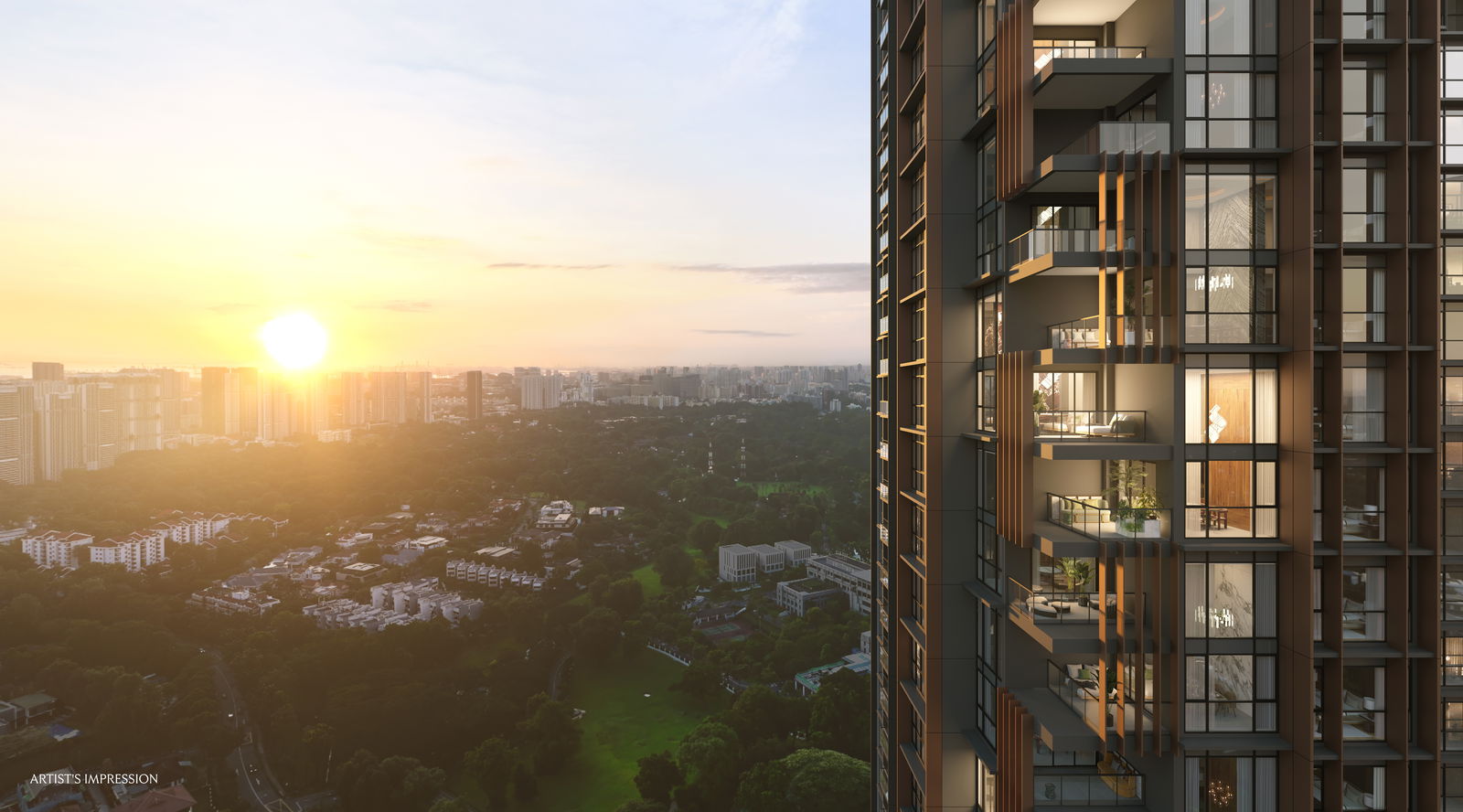 UpperHouse at Orchard Boulevard — suite external. Artist's impression.
