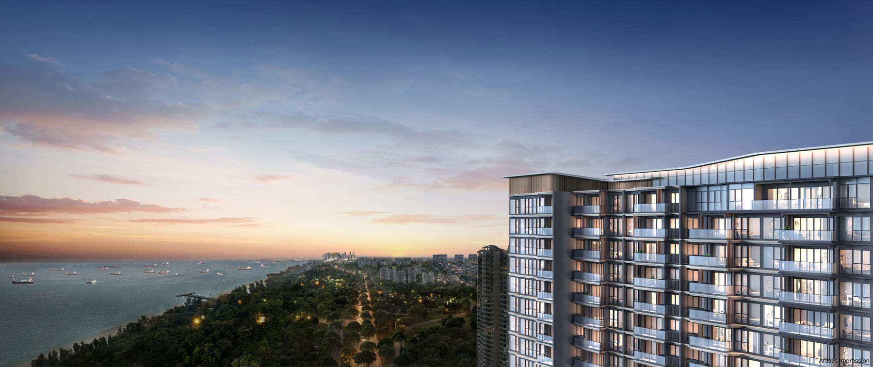 Vela Bay — developer render of Vela Bay, 4 of 5. Artist's impression.