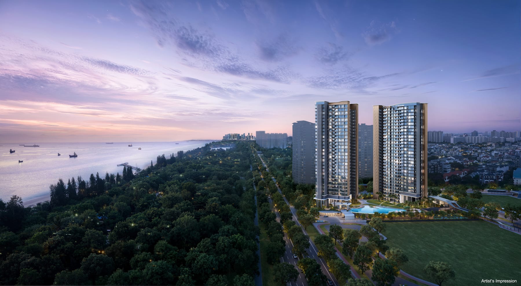 Vela Bay — developer render of Vela Bay, 5 of 5. Artist's impression.